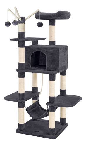 Multi-Level Cat Tree Tower-Model K010 Dark Grey 154cm