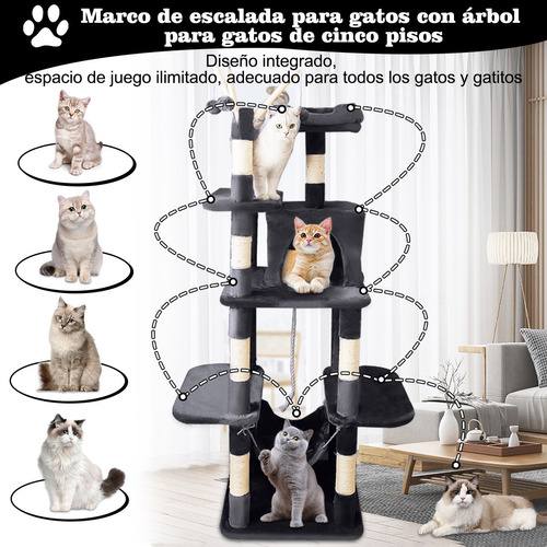 Multi-Level Cat Tree Tower-Model K010 Light Grey 154cm