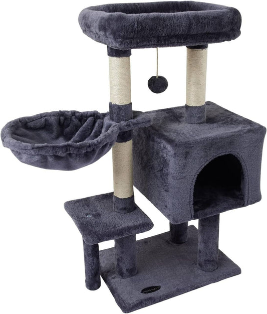 Multi-Level Cat Tree Tower-Model K01 Dark Grey 89cm