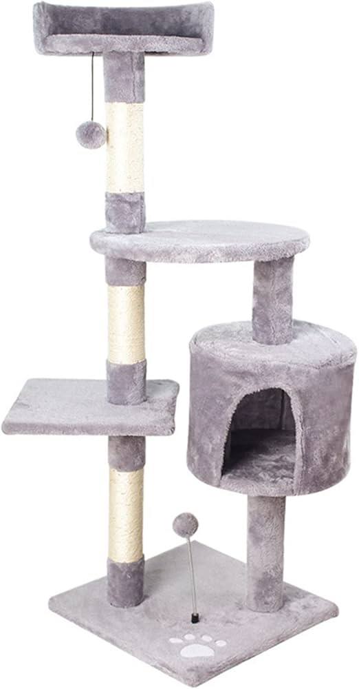 Multi-Level Cat Tree Tower-Model MT04 Light Grey 116cm