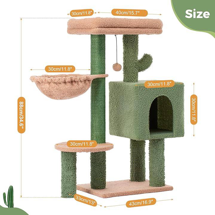 Multi-Level Cat Tree Tower-Model MP29 87cm