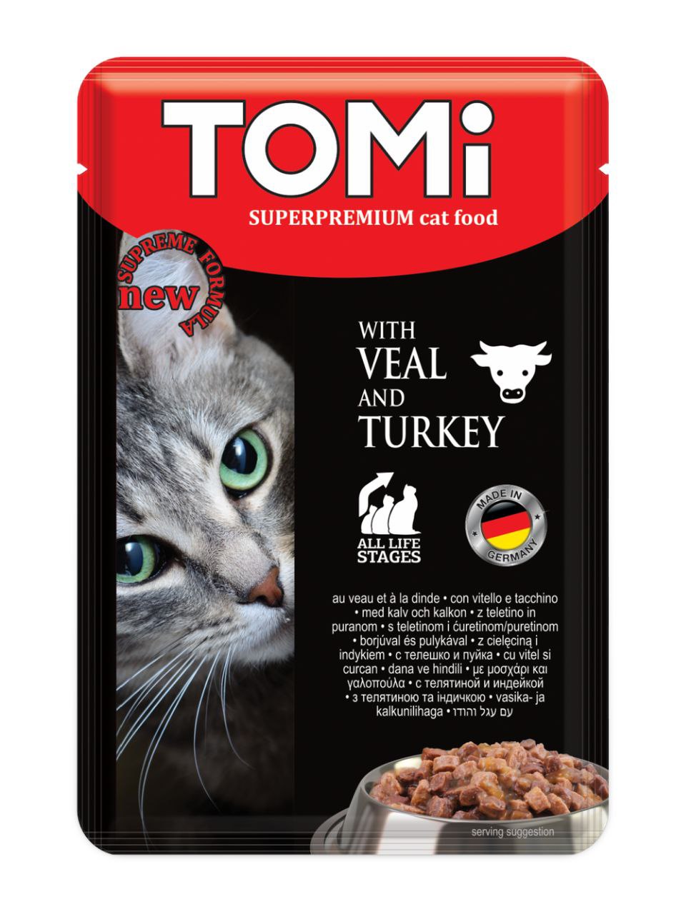 Tomi Veal & Turkey 100g