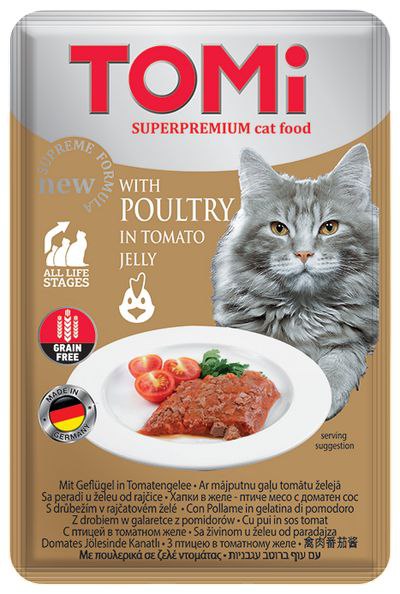 Tomi Poultry & Tomato in Jelly 100g