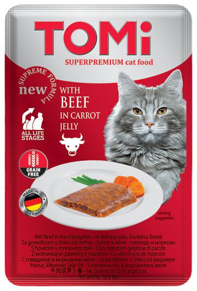 Tomi Beef & Carrot in Jelly 100g