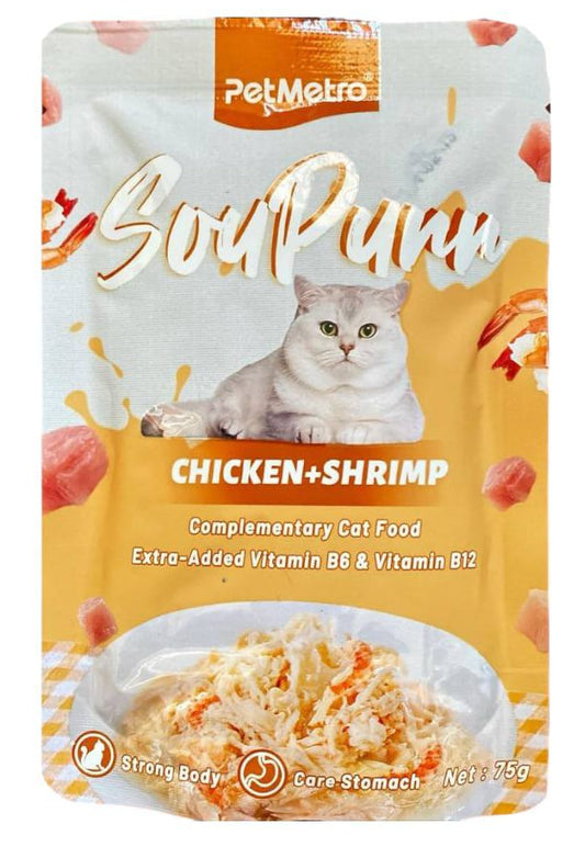 PetMetro Chicken & Shrimp 75g