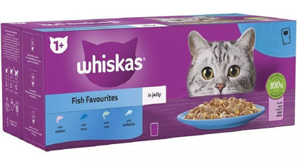 Whiskas Fish Favourites in Jelly 48X