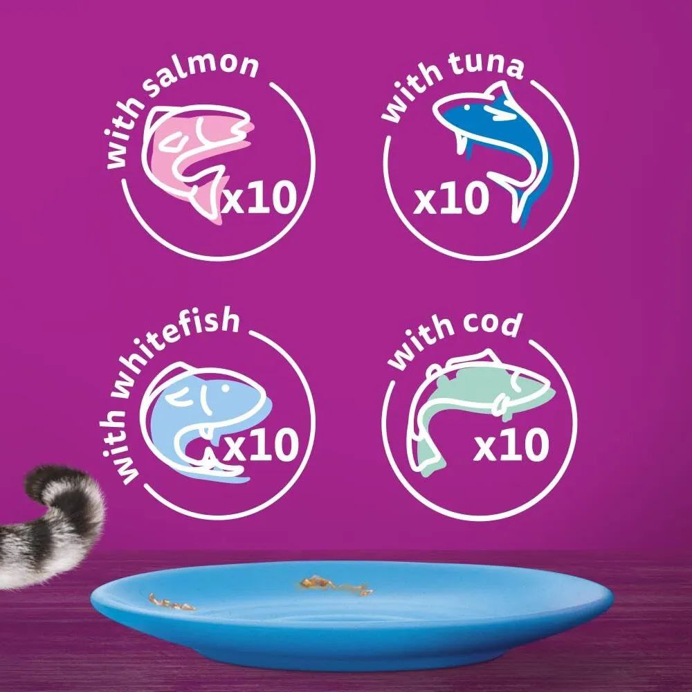 Whiskas Fish Favourites in Jelly 48X