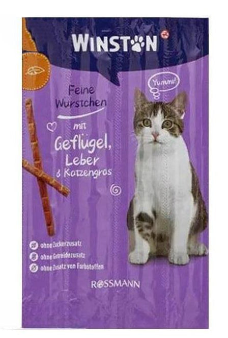 Winston Poultry, Liver & Cat Grass Stick 10X