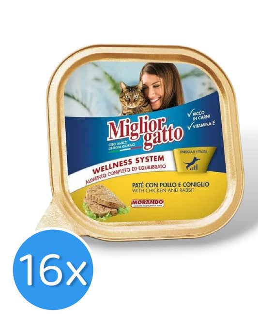 Miglior Gatto Chicken & Rabbit 16X