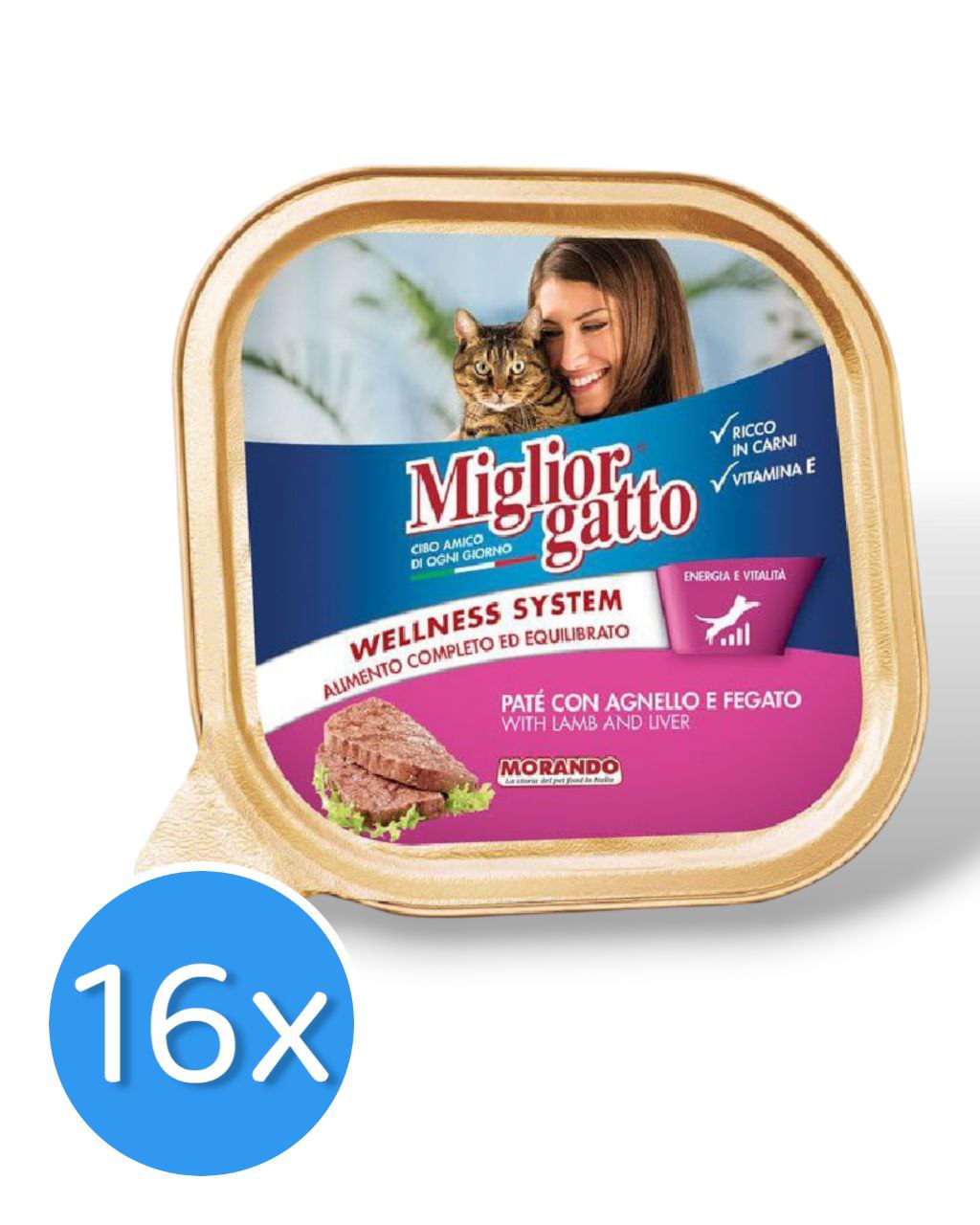 Miglior Gatto Lamb & Liver 16X