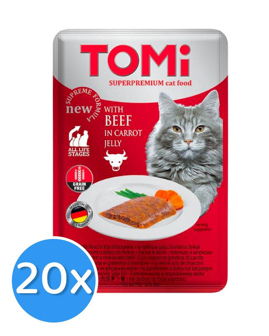 Tomi Beef & Carrot in Jelly 20X