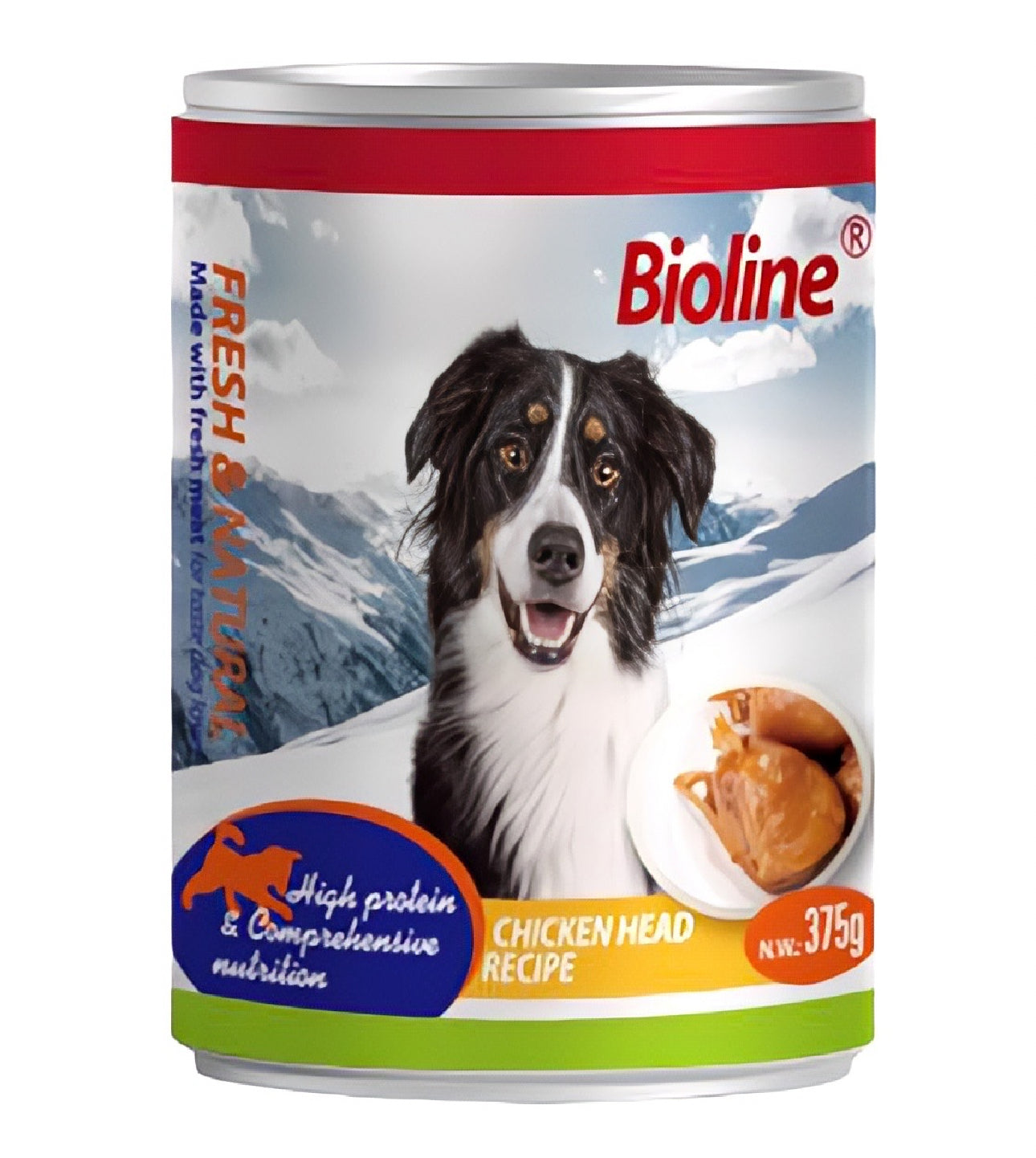 Bioline Chicken Head 375g